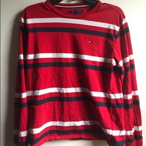 Tommy Hilfiger striped red shirt